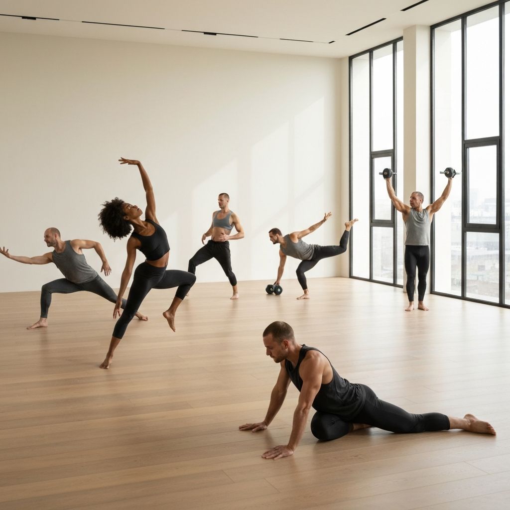 Verschiedene Bewegungsübungen